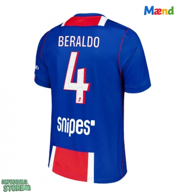 Paris Saint-Germain Lucas Beraldo #4 Replika Hjemmebanetrøje 2026-27 Kortærmet